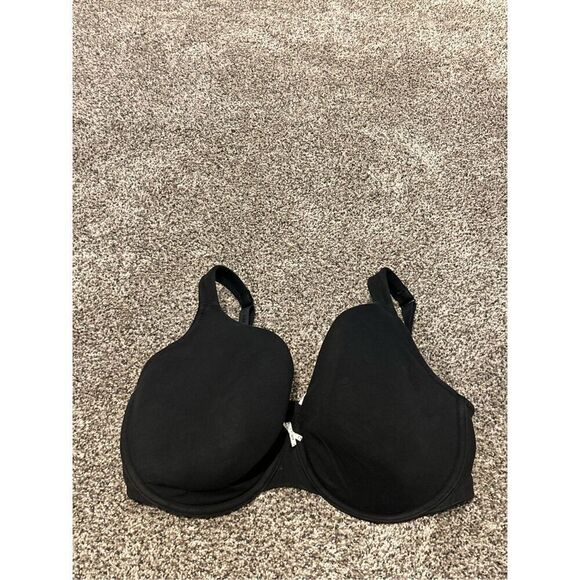 Cacique lightly lined full coverage black bra size 38G C32-4 - Picture 1 of 4